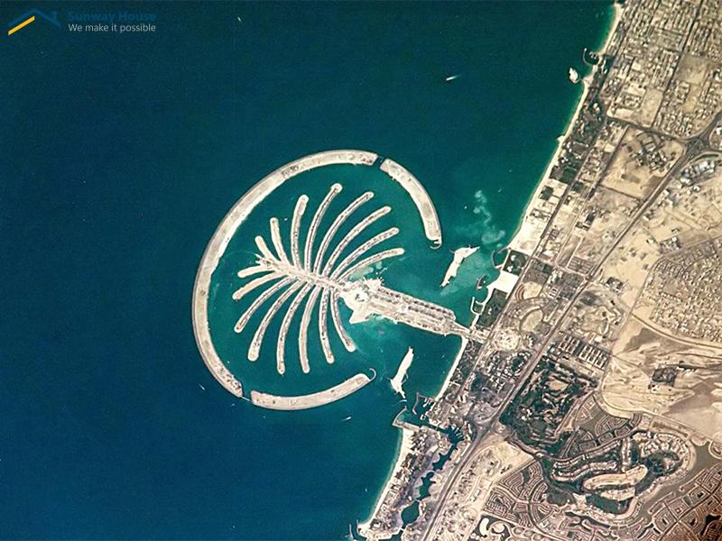 مناطق سرمایه‌‌گذاری در دبی | پالم جمیرا (Palm Jumeirah) | سان‌وی هاوس