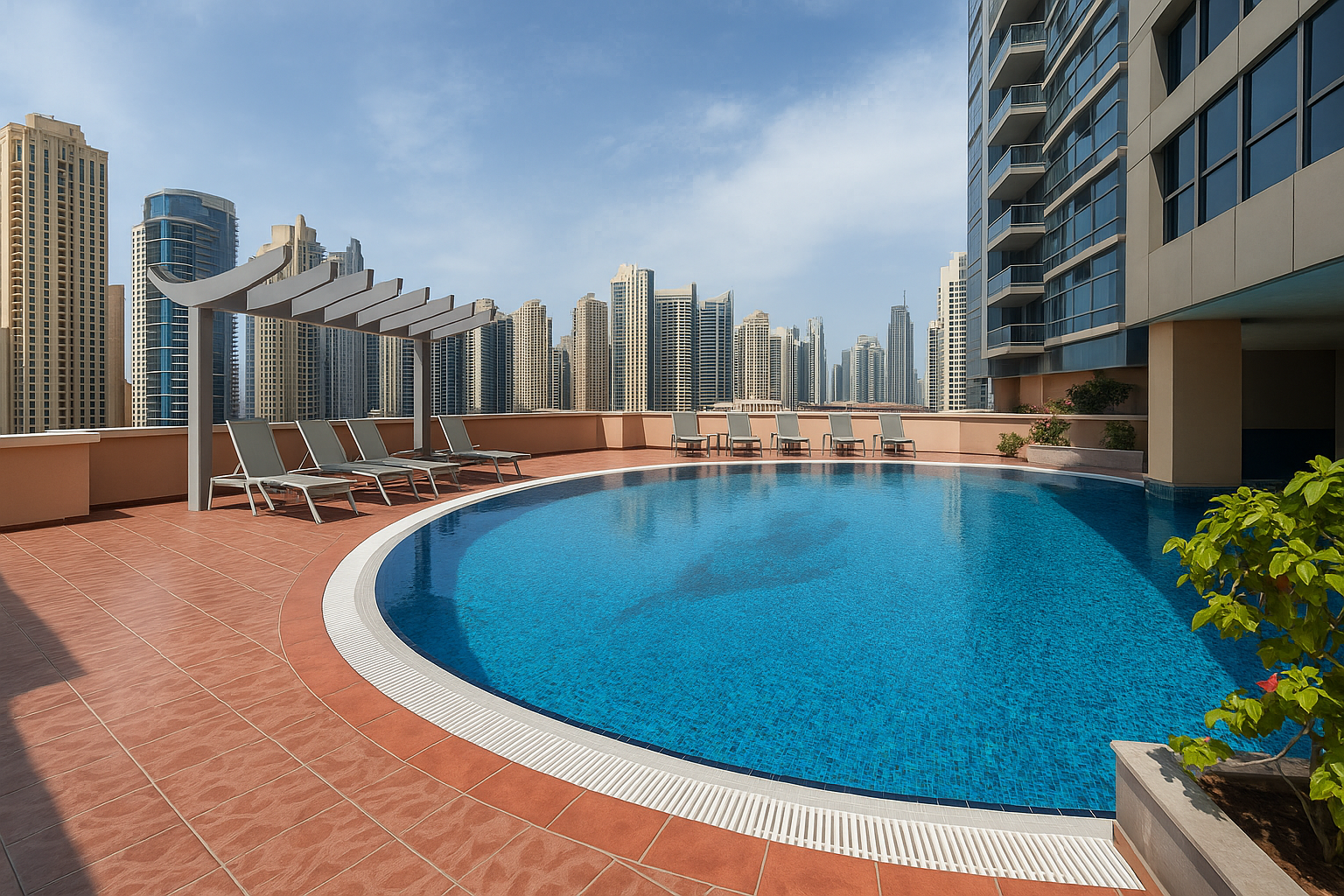 دبی | واحد استودیو | محله‌ی محبوب Dubai Marina | سان‌وی هاوس