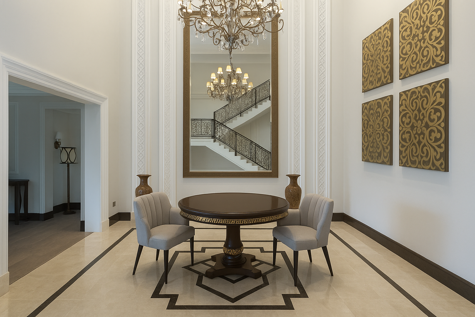 دبی، پالم جمیرا | ویلای لوکس Royal Residences | چشم‌انداز خیره‌کننده | سان‌وی هاوس