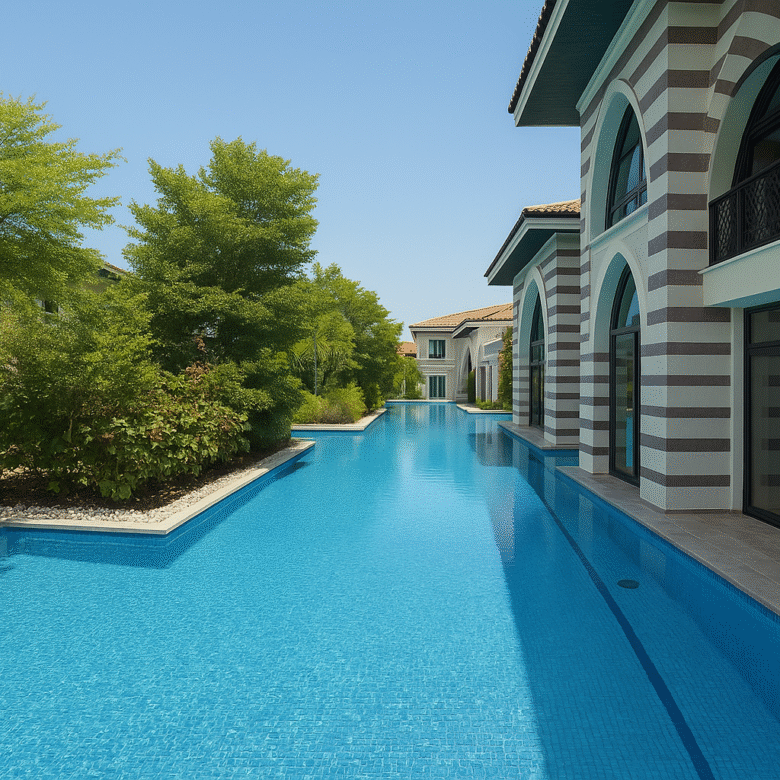 دبی، پالم جمیرا | ویلای لوکس Royal Residences | چشم‌انداز خیره‌کننده | سان‌وی هاوس